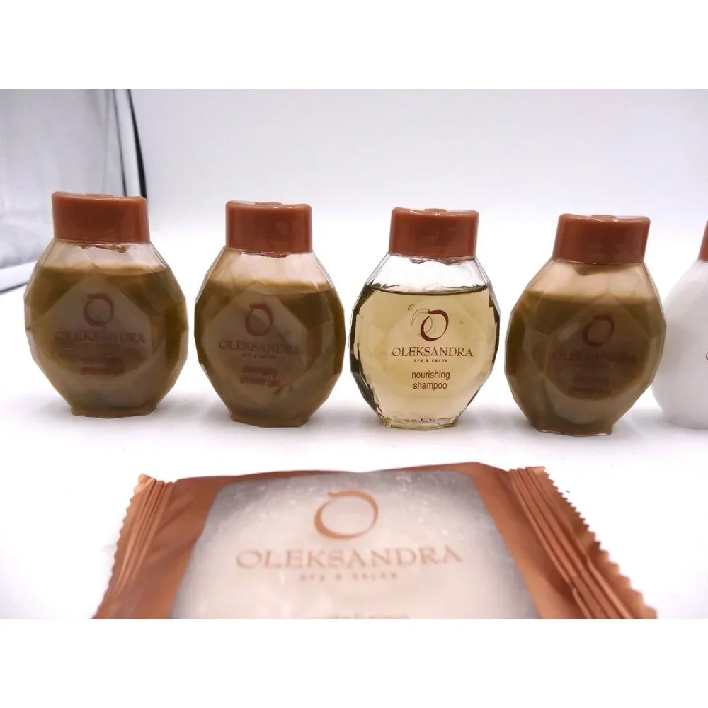 Oleksandra Travel Size Shampoo Message Bar Shower Gel Moisture Lotion 13 Lot NEW